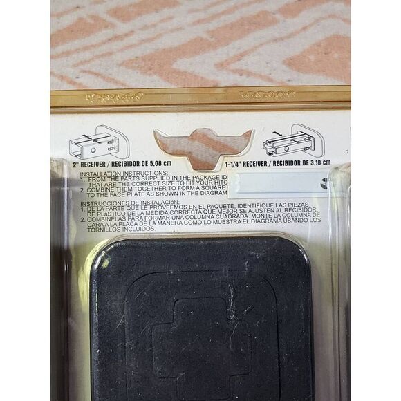 Bully Trailer Hitch Receiver Cover, Chrome Ford Logo CR-211 Fits 1 1/4” & 2” rec - Picture 4 of 5